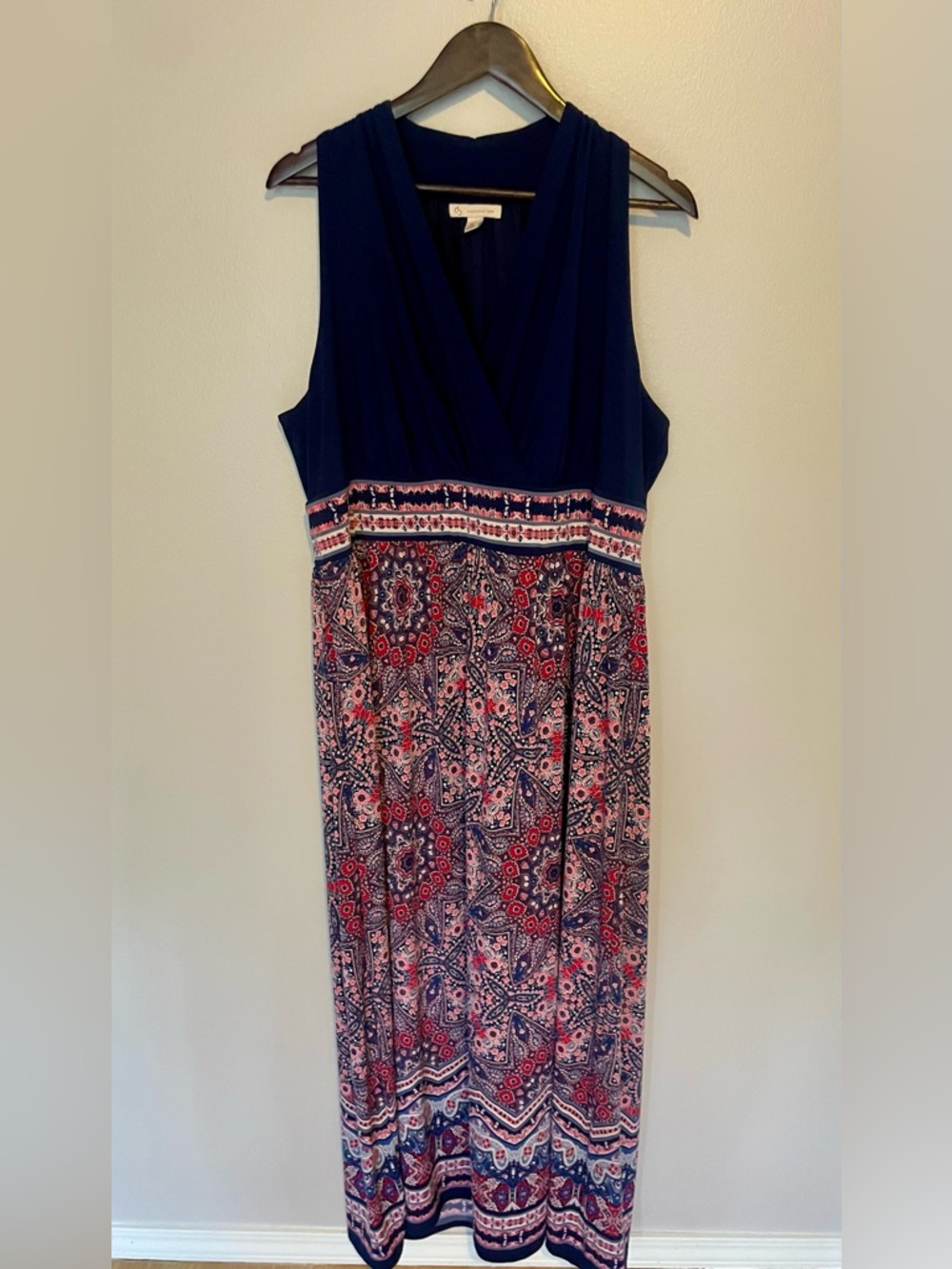 Dressbarn Paisley Maxi Dress, Size 18 (EUC)